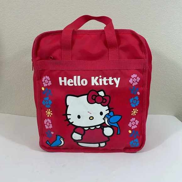Hello Kitty pink 100% nylon backpack - Picture 2 of 7